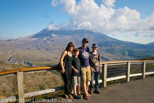 Family Mt St Helens WA