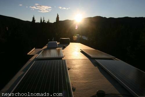 Solar panels in the Wild: Denali National Park, Alaska
