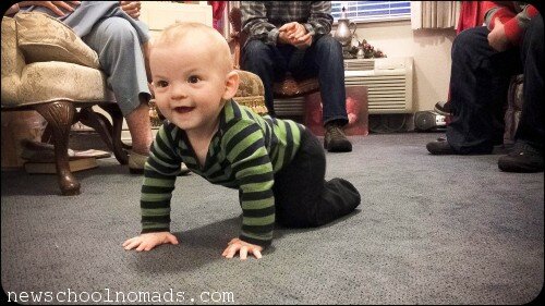 Thig 3 crawls first time CA